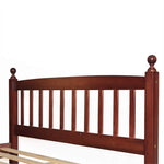Better Home Products 616859964228 Paloma Solid Wood Pine Full Bed With Headboard In Tobacco