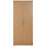 Better Home NW104-Beech Harmony Wood Two Door Armoire Wardrobe Cabinet Beech Maple