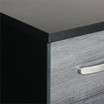 Better Home Products WC5-Ebony Cindy 5 Drawer Chest Wooden Dresser With Lock In Ebony