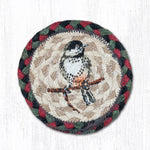 Chickadee printed coaster 5x5 inches