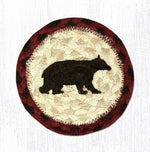 IC-395 Cabin Bear Printed Coaster 5x5 square drink coaster