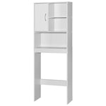Better Home Products 3412-ACE-WHT Ace Over-the-Toilet Storage Organizer In White