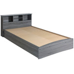 Better Home Products CBBK-46-Gry California Wooden Full Captains Bed In Gray