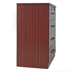 Better Home Products LD4-LIZ-MAH Liz Super Jumbo 4 Drawer Storage Chest Dresser In Mahogany