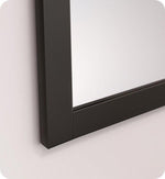Fresca Reversible Mount Mirror in Espresso 36