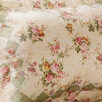 Benzara Denali Fabric King Size Sham with Floral Prints, Multicolor