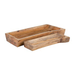 Sagebrook Home 17584 Wood, Set of 2 17/23