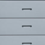 Benzara Transitional Wooden Chest with 4 Drawers and Recessed Handles, Gray
