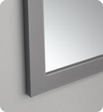 Fresca Reversible Mount Mirror in Gray 36