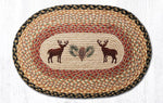“Earth Rugs Deer/Pinecone Oval Patch 20x30 for quilting and DIY crafts”