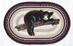 Woodland Bear Oval Rug – Earth Rugs OP-344 Baby Bear Jute