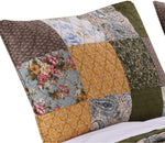 Benzara Austin 26 x 20 Cotton Standard Pillow Sham with Floral and Paisley Print, Multicolor
