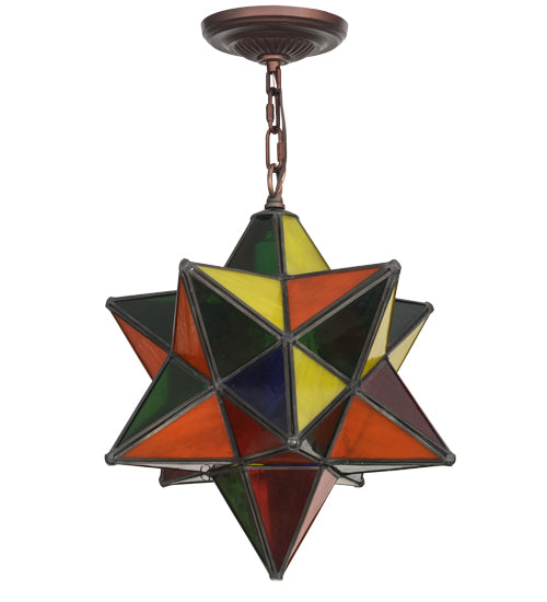 18 Wide Moravian Star Pendant