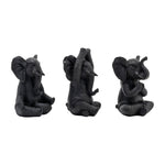 Sagebrook Home 17103-03 Resin, Set of 3, 8