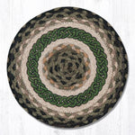 Celtic Knot Round Trivet – Irish Heritage Design on Braided Jute 10
