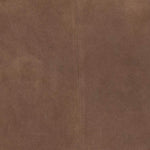 Benzara Square Leatherette Throw Pillow with Flanged Edges, Chestnut Brown
