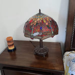 Amora Lighting AM1035TL14B Tiffany Style Table Lamp 2 light 18.5