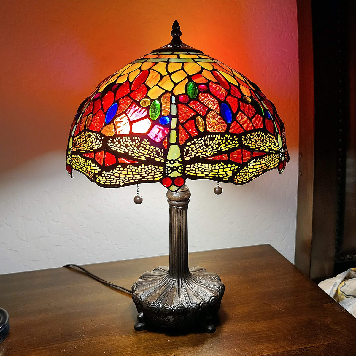 LUNIA MODERN ART GLASS 25 TABLE LAMP UTTERMOST 30200
