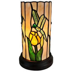 Amora Lighting AM089ACCB Tiffany Style Dragonfly Mini Table Lamp 10