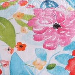 Benzara BM120969 20 X 26 Floral Printed Pillow Sham with Polyester Filling, Multicolor