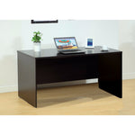 Benzara Urbane Dark Brown Finish Computer and Writing Desk.