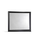 Benzara Contemporary Rectangular Mirror, Black