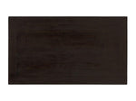 Benzara Wooden Coffee Table with Two Drawers, Espresso Brown