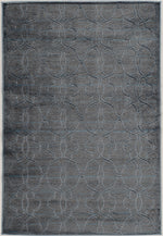Benzara 7.5 X 5 Feet Power Loomed Polyester Rug with Trellis Pattern, Cream and Brown