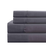 Lanester 3 Piece Polyester Twin XL Size Sheet Set The Urban Port, Dark Gray