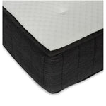 Benzara BM215649 Queen Size Gel Infused Memory Foam Mattress, White and Gray