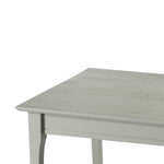Benzara BM215664 Wooden End Table with Open Bottom Shelf and Sabre Legs, Gray