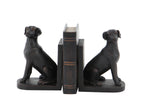 Benzara BM216502 Polystone Greyhound Dog Bookend, Pair of 2, Brown