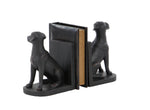 Benzara BM216502 Polystone Greyhound Dog Bookend, Pair of 2, Brown