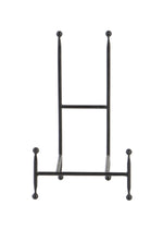 Benzara BM216521 Metal Easel Stand with Tubular Support and Ball Base, Set of 4, Black