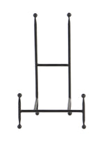 Benzara BM216521 Metal Easel Stand with Tubular Support and Ball Base, Set of 4, Black