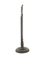 Benzara BM216581 Wooden Chalkboard with Metal Stand and Left Pointing Arrow, Black and Bronze