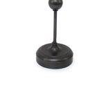 Benzara BM217233 Metal Spindle Design Table Lamp with Cone Shade and Round Base, Black