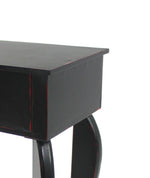 Benzara BM217291 Table Top Organizer with 1 Drawer and 1 Bottom Shelf, Black