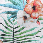 Benzara BM218778 20 X 36 Floral Print Pillow Sham with Cotton and Polyester Fill, Multicolor