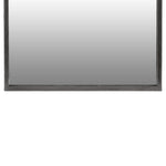 Benzara BM219102 Metal Frame Rectangular Wall Mirror with Rope Hanger, Set of 2, Gray