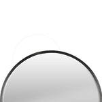 Benzara BM219130 Metal Round Wall Mirror with Tarnished Design, Set of 2, Gray
