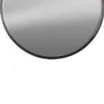 Benzara BM219130 Metal Round Wall Mirror with Tarnished Design, Set of 2, Gray