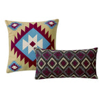 Benzara BM219391 Striped Cotton Twin Quilt Set with 1 Sham and 2 Pillows, Multicolor