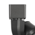 Benzara BM220598 10W Integrated Led Metal Track Fixture with Cone Head, Black and Silver