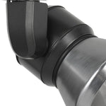 Benzara BM220598 10W Integrated Led Metal Track Fixture with Cone Head, Black and Silver