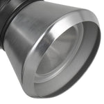 Benzara BM220598 10W Integrated Led Metal Track Fixture with Cone Head, Black and Silver