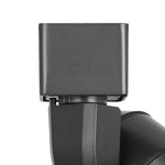 Benzara 10W Integrated Led Metal Track Fixture with Cone Head, Black and Bronze