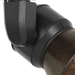 Benzara 10W Integrated Led Metal Track Fixture with Cone Head, Black and Bronze