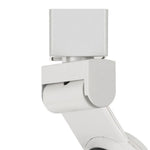 Benzara BM220692 12W Integrated Led Metal Track Fixture with Mesh Head, White and Black