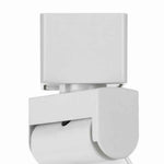 Benzara BM220698 12W Integrated Led Metal Track Fixture with Oval Design Head,White